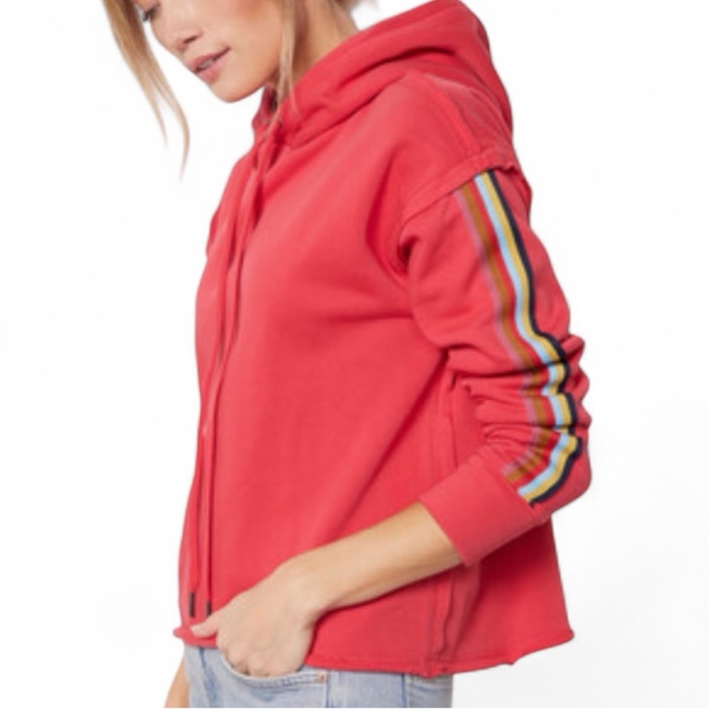 Evereve Blake Taped Hoodie
